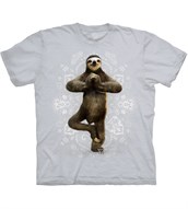 Namaste Sloth t-shirt, Adult XL