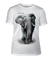 Elephant No Poaching Mens Triblend, Adult Large