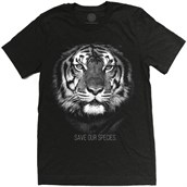  Tiger Save Our Species Mens Triblend T-shirt, Adult Large