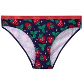 Good Mood Womens Briefs - HAPPY STRAWBERRIES, Small